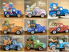 New Clay Magic Truck Or Truck W Insert 4 U 2 Pick From Unpainted Ceramic Bisque