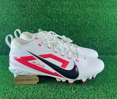 Nike Alpha Menace 4 Agility X Power Men\'s Football Cleats Sz 16 FZ7703-101 White Nike Alpha Menace 4 Varsity Agility x Power Football Cleats  main image 4