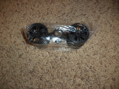 51299 2pr Tamiya Eclipse ADVAN SC430 Black Enkei Split 6-spoke Wheels - 26mm +2