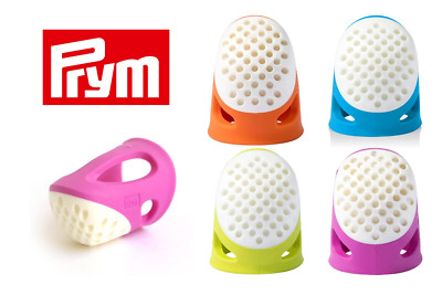 PRYM ergonomische Fingerspitzen - Auswahl von 4 Größen Komfort Weich Nähen Steppen Nadeln