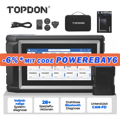 HOT TOPDON AD800 BT 2.0 KFZ OBD2 Diagnosegerät Alle System 28+Services Bluetooth