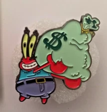 MR. KRABBS- ENAMEL PIN-SHIP ALL THE PINS YOU BUY FOR $4.99-VISIT OUR STORE