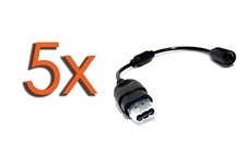 5 x Breakaway Cables for Original XBOX Wired Controllers
