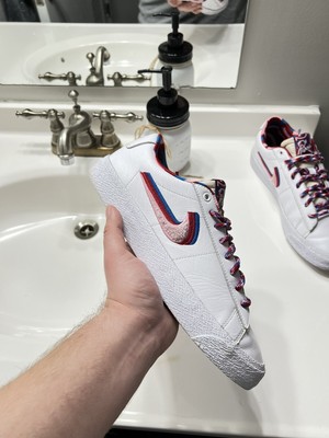 Nike Sb Blazer Low Parra Size 9 Ebay