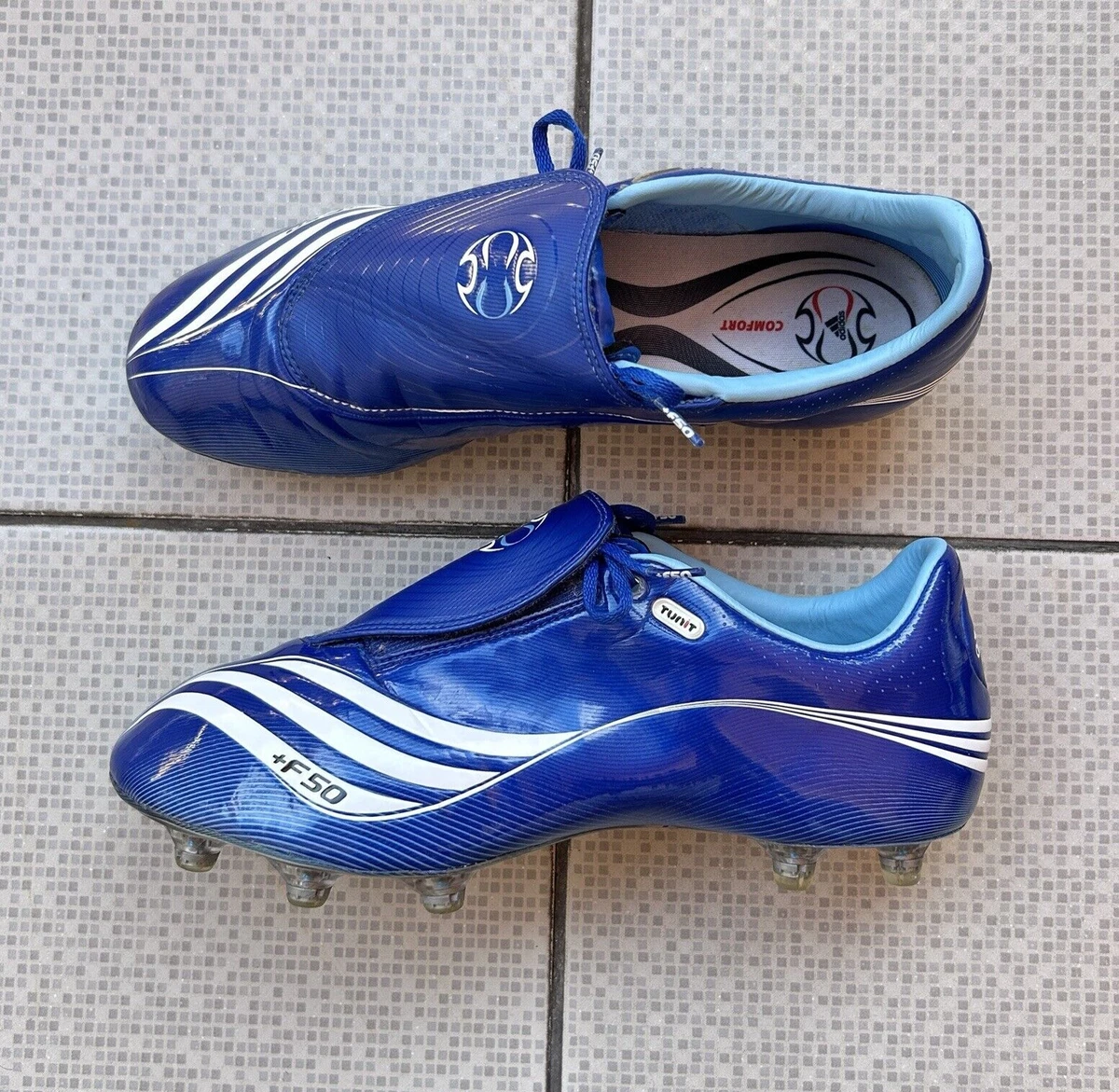 Adidas F50.7 +F50 TUNIT FG 2006 Retro Football Boots Soccer Cleats US 10  EUR 44