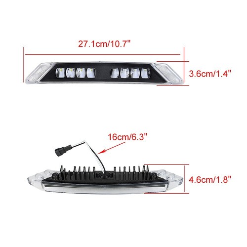 LED Front Spot Light For Can Am Spyder RT 219400991 2020-2022 2023 Bumper Lamp - Picture 7 of 12
