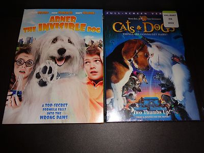 ABNER THE INVISIBLE DOG w/CATS & DOGS--Pets have super powers-Family Fun--2 DVDs