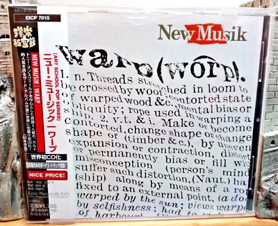 NEW MUSIK - Warp (2001 Epic, Japan w/OBI) Reissue CD of 1982 album