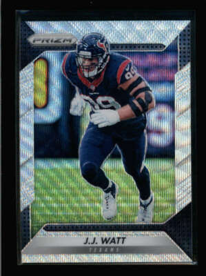 J.J. WATT 2016 PANINI PRIZM #75 SILVER WAVE PRIZMS PARALLEL #/149 AZ3465