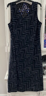 Venezia VJ Sleeveless Light Polyester Dress Size 22/24 Casual Chic Slimming