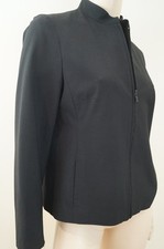 Emanuel By Emanuel Ungaro Women's Black Zipper Casual Biker Jacket Sz:10/44