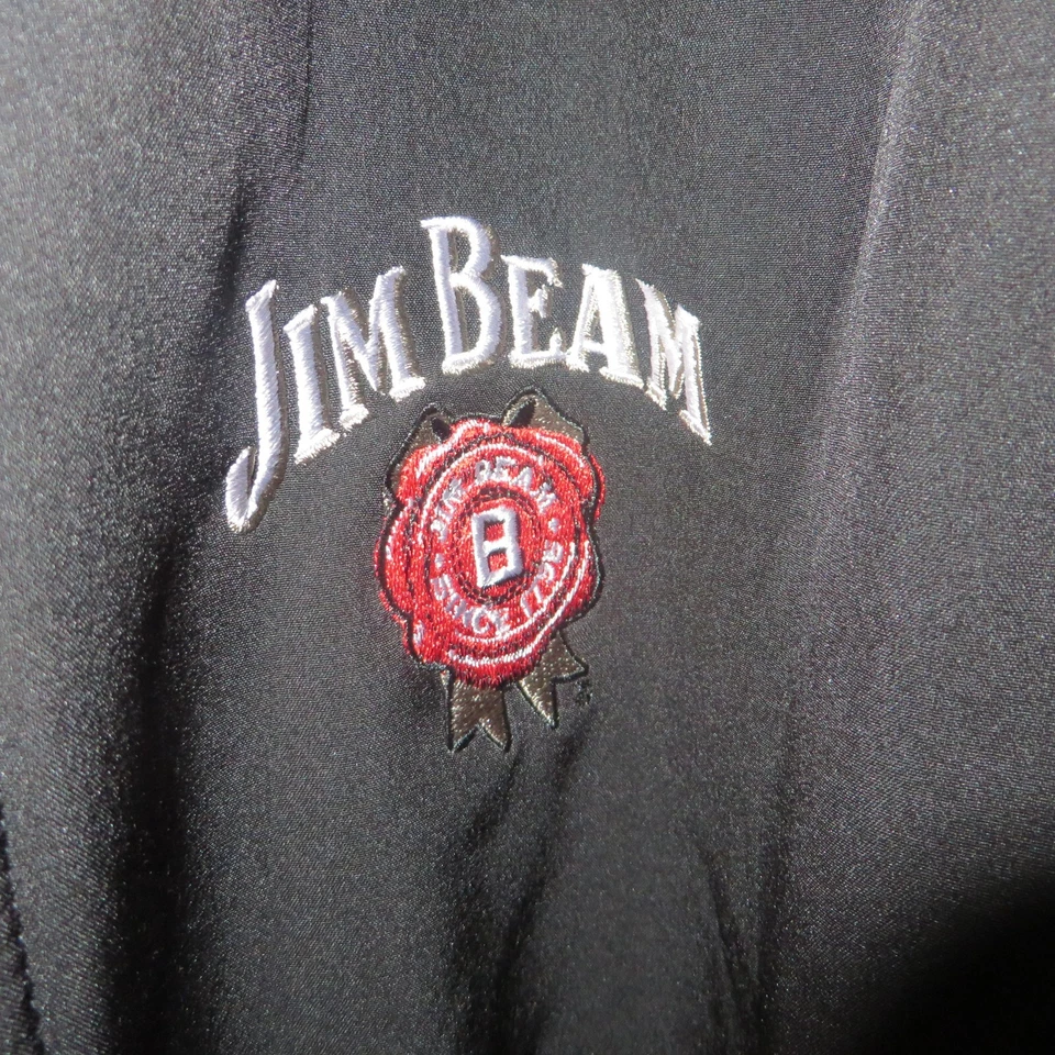 CHAQUETA JIM BEAM 2XL NUEVA RARA ARTÍCULO PROMOCIONAL SUPER COOL RARA COLOR NEGRO Foto 3 de 4