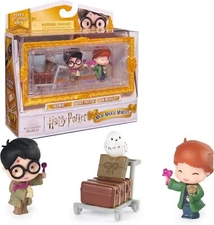 Wizarding World Harry Potter, Micro Magical Moments Action Figures Set with E...