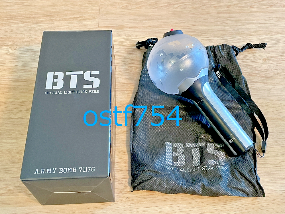 BTS Bangtan Boys Official Light Stick ARMY Bomb Version 2 Black | eBay