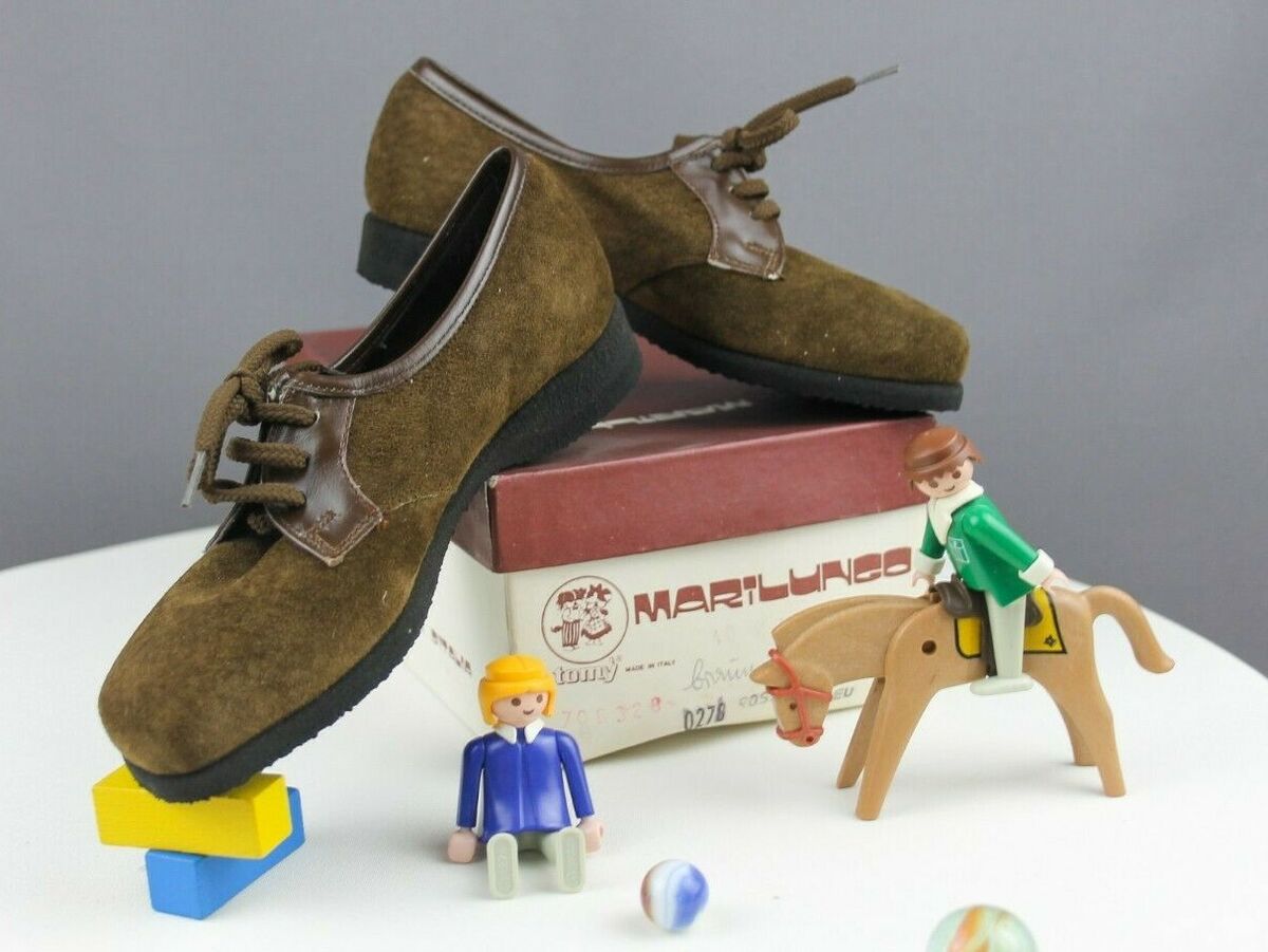 True Vintage Hush Puppies Kids Half Shoes Suede Size 28 True Vintage Hush Puppies Kids Half Shoes Suede Size 28