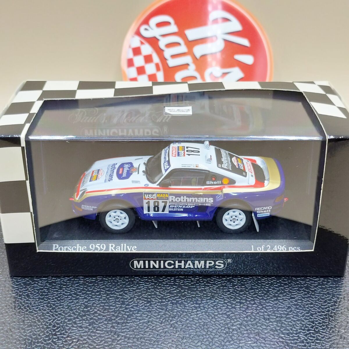 ○ 1/43 ポルシェ 〓 959 パリ - ダカール 【 ロスマンズ ○ 1/43 ポルシェ 〓 959 パリ - ダカール 【 ロスマンズ