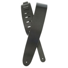 D'Addario Basic Classic Leather Guitar Strap, Black
