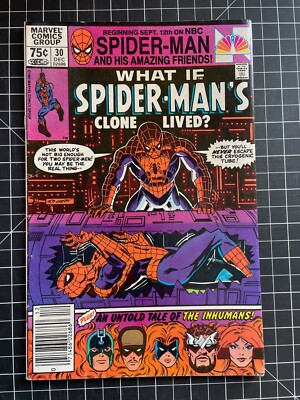 MARVEL WHAT-IF #30 NEWSSTAND SPIDER-CLONE 1ST BEN REILLY?