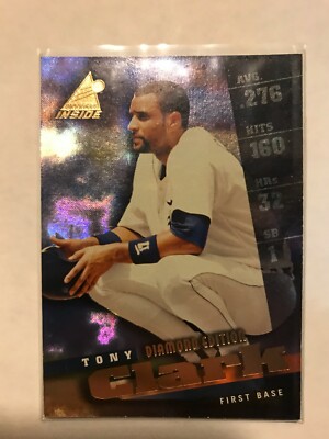 1998 PINNACLE INSIDE DIAMOND EDITION PARALLEL #109 TONY CLARK TIGERS SP 1:67
