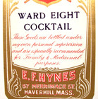 WARD EIGHT COCKTAIL Orig. Prohibition Label BOSTON, MA - Medicinal Purposes Only — photo 2