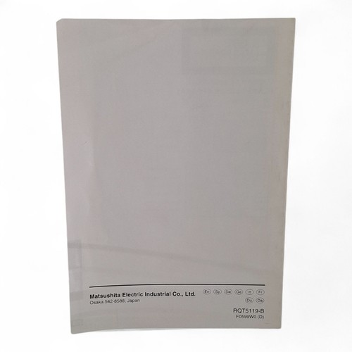 MANUAL ONLY Panasonic SJ-MR200 Minidisc Player MD Walkman MANUAL ONLY - Picture 2 of 4