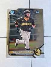 Brandon Valenzuela 2022 Bowman Chrome Prospect #BCP-28 San Diego Padres