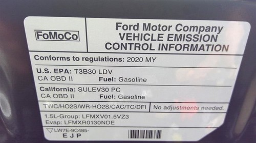 Passenger Right Front Knee Fits 17-20 FUSION 2606462 - Picture 10 of 11