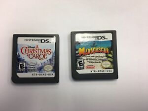 Nintendo DS games Lot of 2 games Disney's A Christmas Carol & Madagascar Movie | eBay
