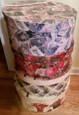 Hat boxes w/Lids - Vintage Pre-Owned by in Great Condition Pick N Choose