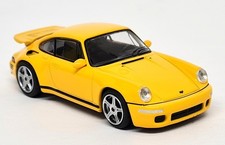 TSM 1/64 Porsche 911 964 RUF Anniversary Blossom Yellow LHD 358 Diecast Car