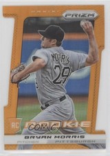 2013 Panini Prizm Orange Prizm Die-Cut 18/60 Bryan Morris #246 a2f