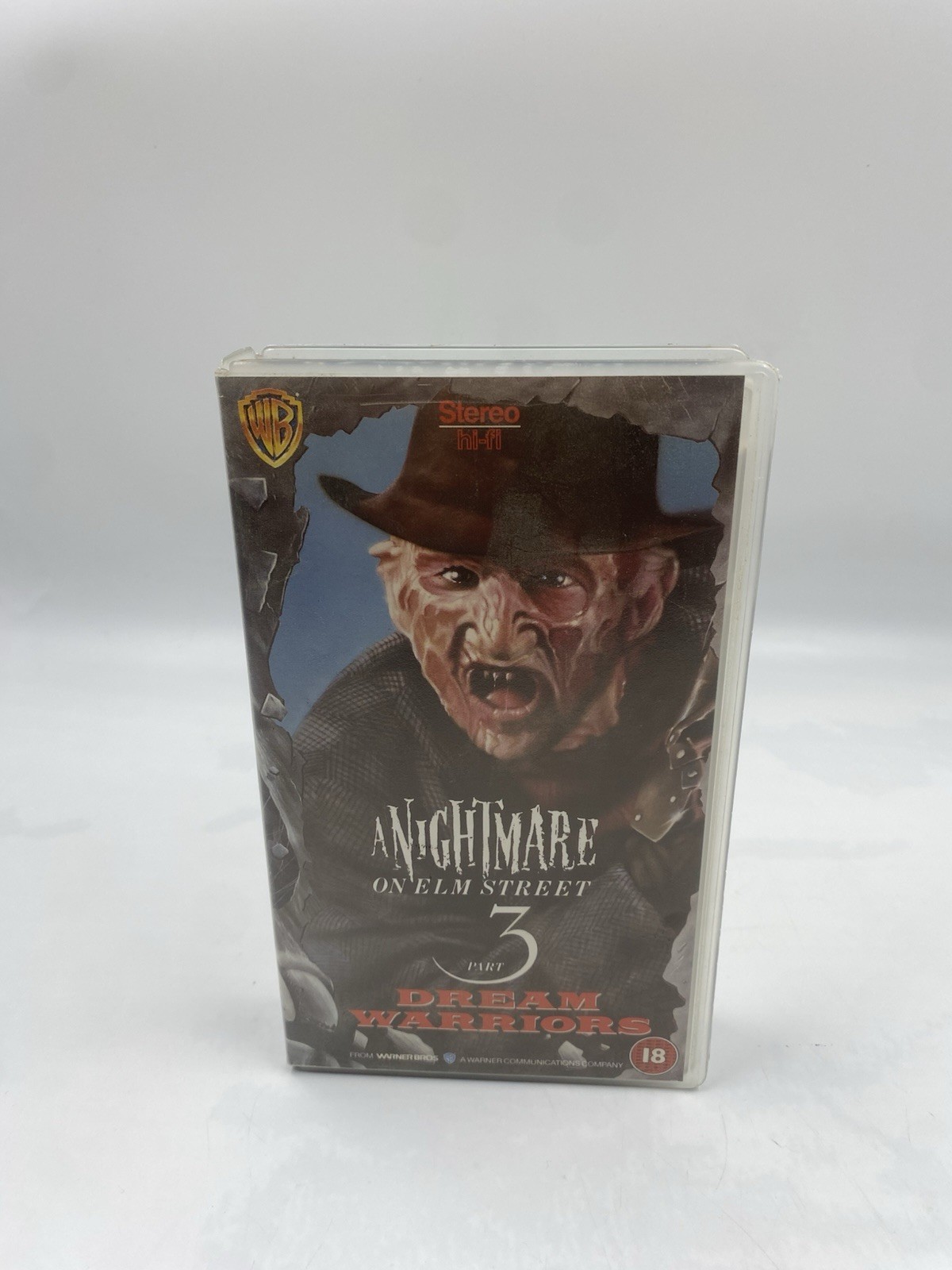 A Nightmare On Elm Street Part 3 Dream Warriors VHS Tape 18 Horror PAL