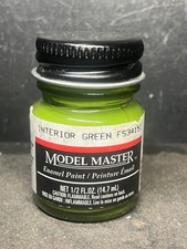 Testors Model Master Interior Green 1715 Flat Enamel Paint .5 oz