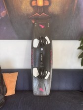 Carved Imperator Kiteboard Custom Art Near-Mint Fins Straps