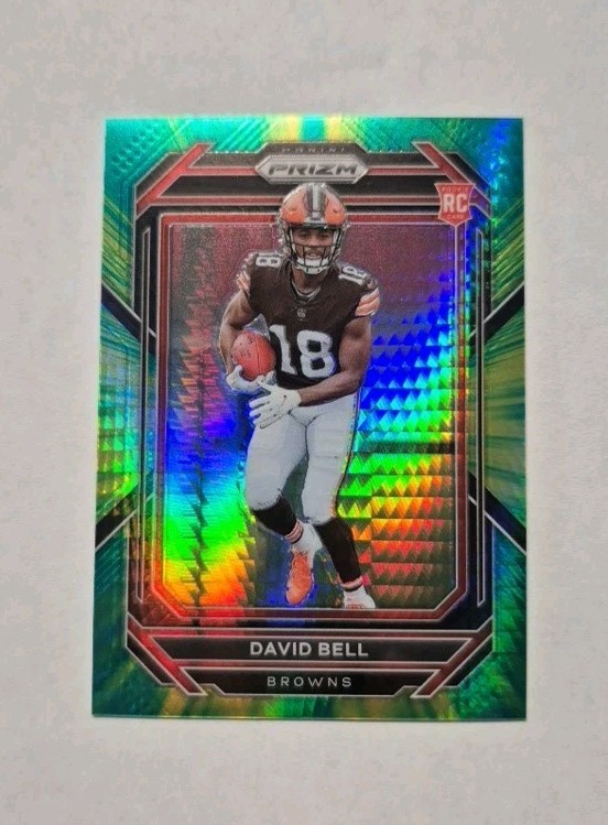 2022 Panini Prizm #334 David Bell Hyper Prizm /175 Browns Purdue