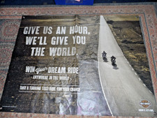 Harley Davidson Händler Werbeplakat - Anzug Garage, Man Cave 1,54m x 1,19m