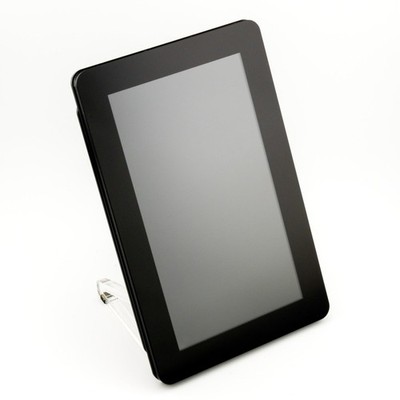 Pibow Frame für Raspberry Pi Touch Display 2, Schutzrahmen, 2 Standfüße, Noir
