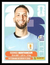 2026 USA Fifa World Cup Panini Sticker RODRIGO BENTANCUR URUGUAY URU12