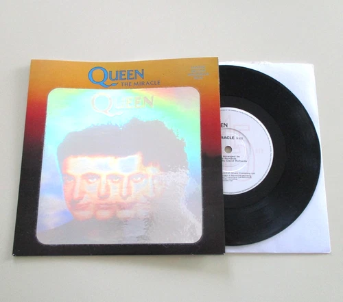 Queen 'The Miracle' Hologram Pack 7" UK Vinyl Single 1989 Record - EX+/EX+