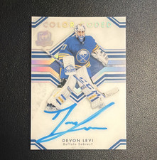 Upper Deck The Cup Devon Levi #CC-DL Color Coded Autograph Sabres NHL 2023-24