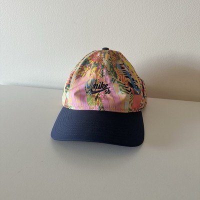 Nike SB x The Killing Floor Skateboarding Ball Cap Hat Psychedelic Print