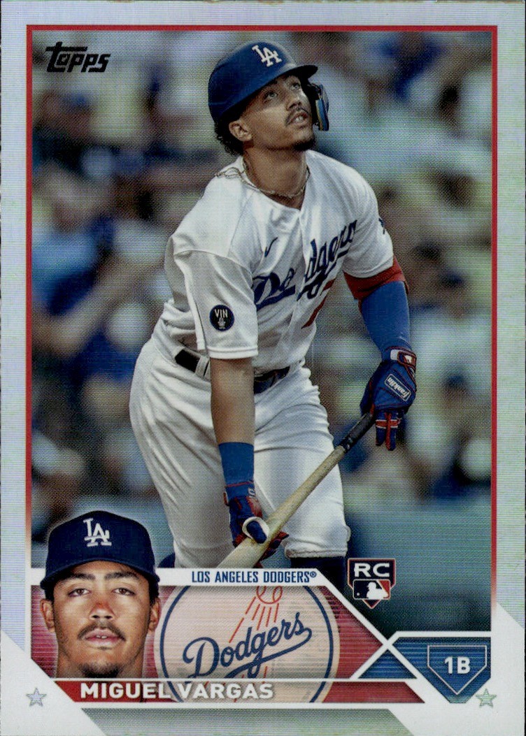 2023 Topps Rainbow Foil #163 Miguel Vargas Los Angeles Dodgers
