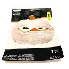 Creatology Halloween Pumpkin Decorating Kit Mummy Cheesecloth Kid Craft Fun NEW