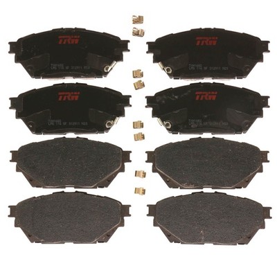 Disc Brake Pad Set for Mitsubishi Fuso Canter FE125 2012-2013 TRW Ultra TXH1682