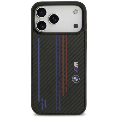BMW iPhone 17 Pro Max Hülle Case Cover MagSafe M Aramid Carbon Kevlar Lines