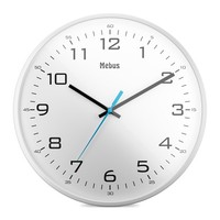 Mebus Quarz-Wanduhr 30Cm Weiß Klassisches Design GroßE Ziffern Modell 16248