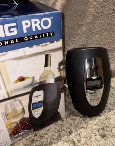Waring Professional Wine Champagne Chiller, 3.5” Diameter Bottles, Temp Control