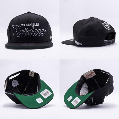 NFL - Los Angeles Raiders SCRIPT Logo Snaback Mitchell & Ness Cap