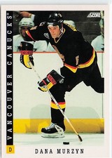 1993-94 Score #298 Dana Murzyn Vancouver Canucks