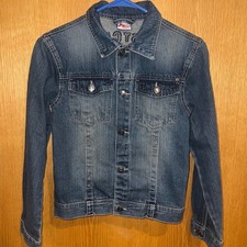 Hot Spicy Denim Jacket Kids 134/140 Blue West Camp Blue Tigers 1472982
